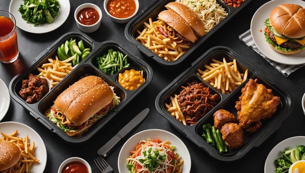 L'expérience haut de gamme des repas à emporter